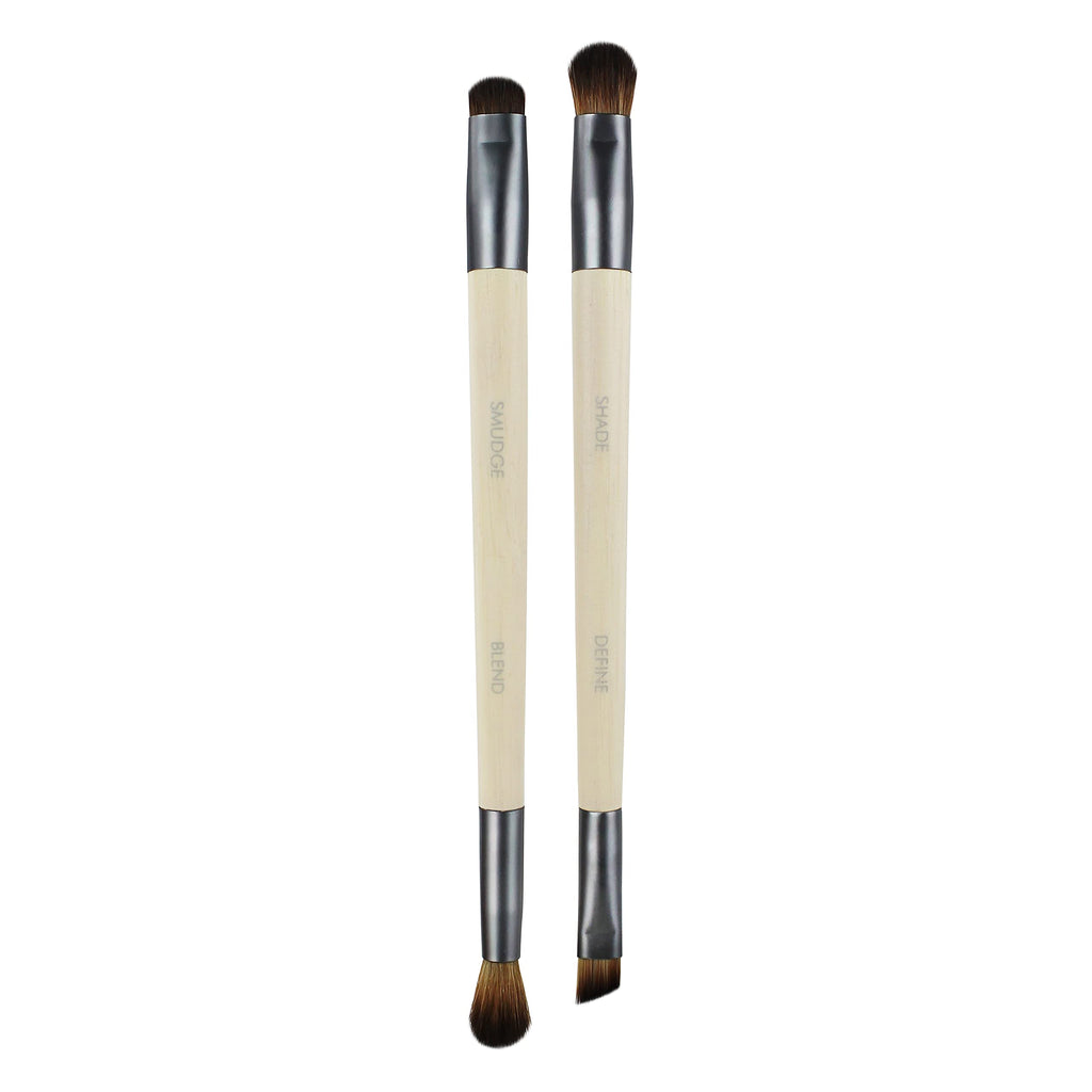 [Australia] - EcoTools Eye Enhancing Duo Makeup Brush Kit, For Enhanced Eye Look, Use to Define, Blend, Smudge, and Shade, 2 Piece Set 