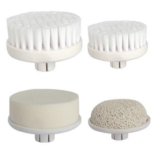 [Australia] - SonicDerm - Professional Cleansing System, 4 Piece Replacement Brush Set for SonicDerm SD-201 and SonicDerm SD-801 4 Brush Heads 