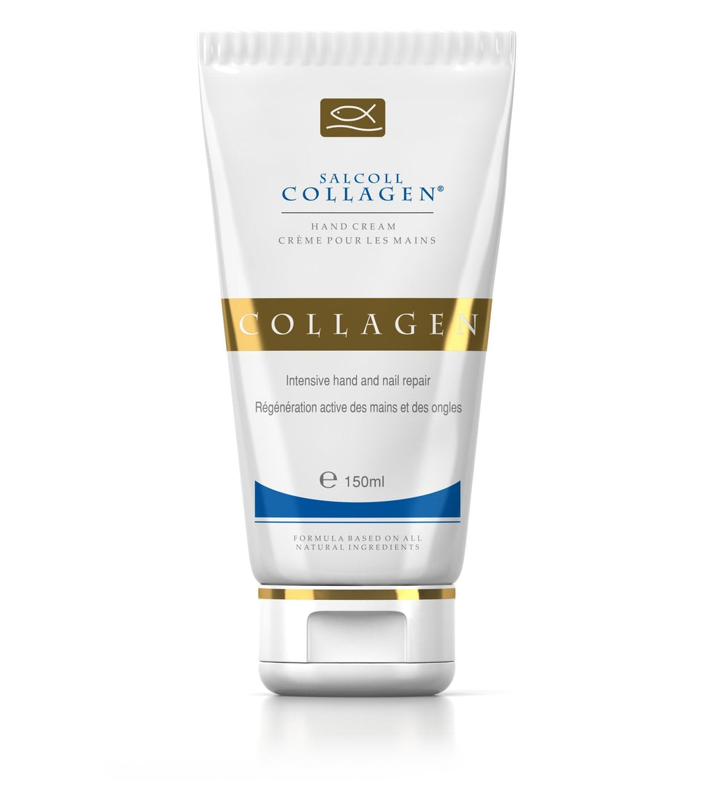 [Australia] - Salcoll Collagen - Pure Bioactive Anti-Aging Collagen Repair Hand Cream - Hypoallergenic Moisturizing Lotion, Dry Skin Relief,  All Skin Types, 150 ml 
