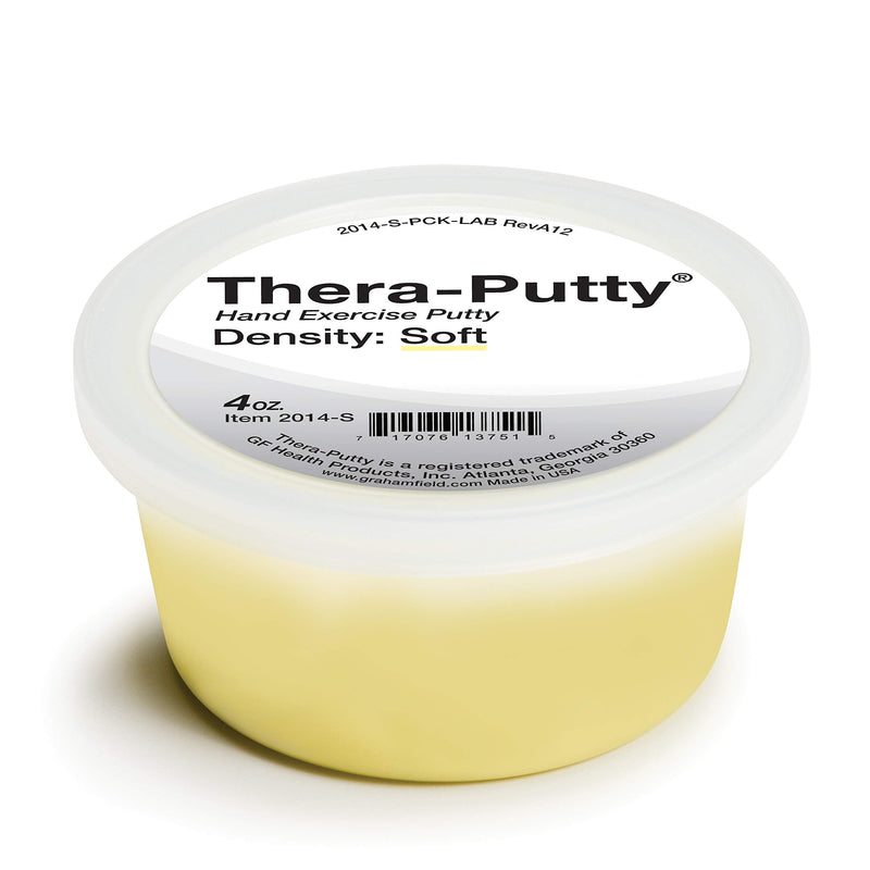 [Australia] - Lumex Thera-Putty for Exercise and Hand Therapy, Soft, Yellow, 4 oz, 2014-S 4 oz. 