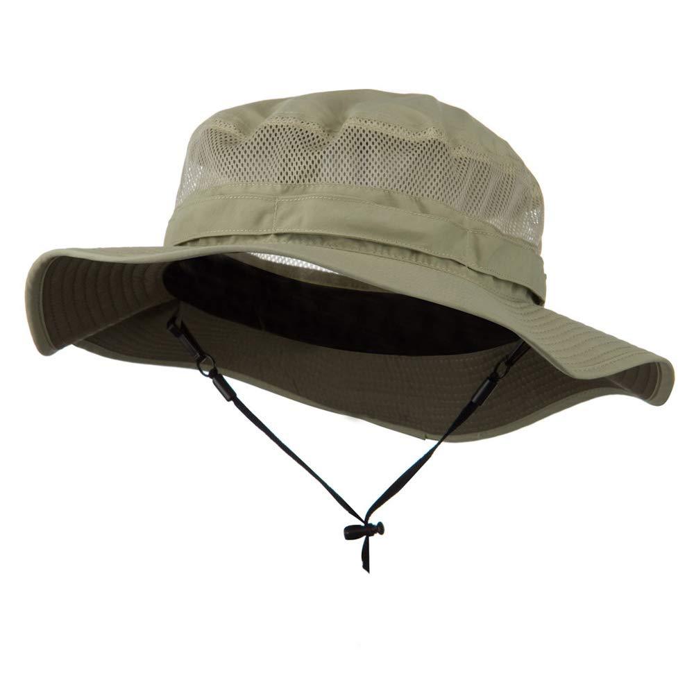 [Australia] - e4Hats.com Big Size Taslon UV Bucket Hat X-Large-XX-Large Khaki 