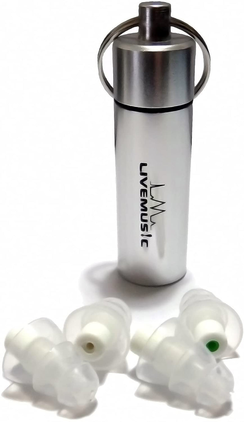 [Australia] - LiveMus!c HearSafe Ear Plugs - High Fidelity Earplugs for Musician, Concert, Drummer, DJ & Clubbing - Reusable, Comfortable - Noise Protection, Cancelling (Standard Size) Standard 