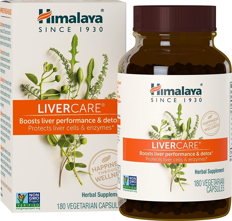 [Australia] - Himalaya LiverCare for Total Liver Support, Cleanse and Detox, Protects Cells & Enzymes, 375 mg, 180 Capsules, 90 Day Supply 