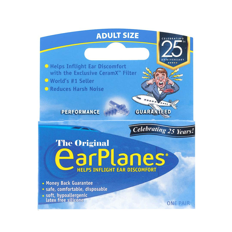 [Australia] - EarPlanes Ear Plugs 1 Pair (Pack of 4) 
