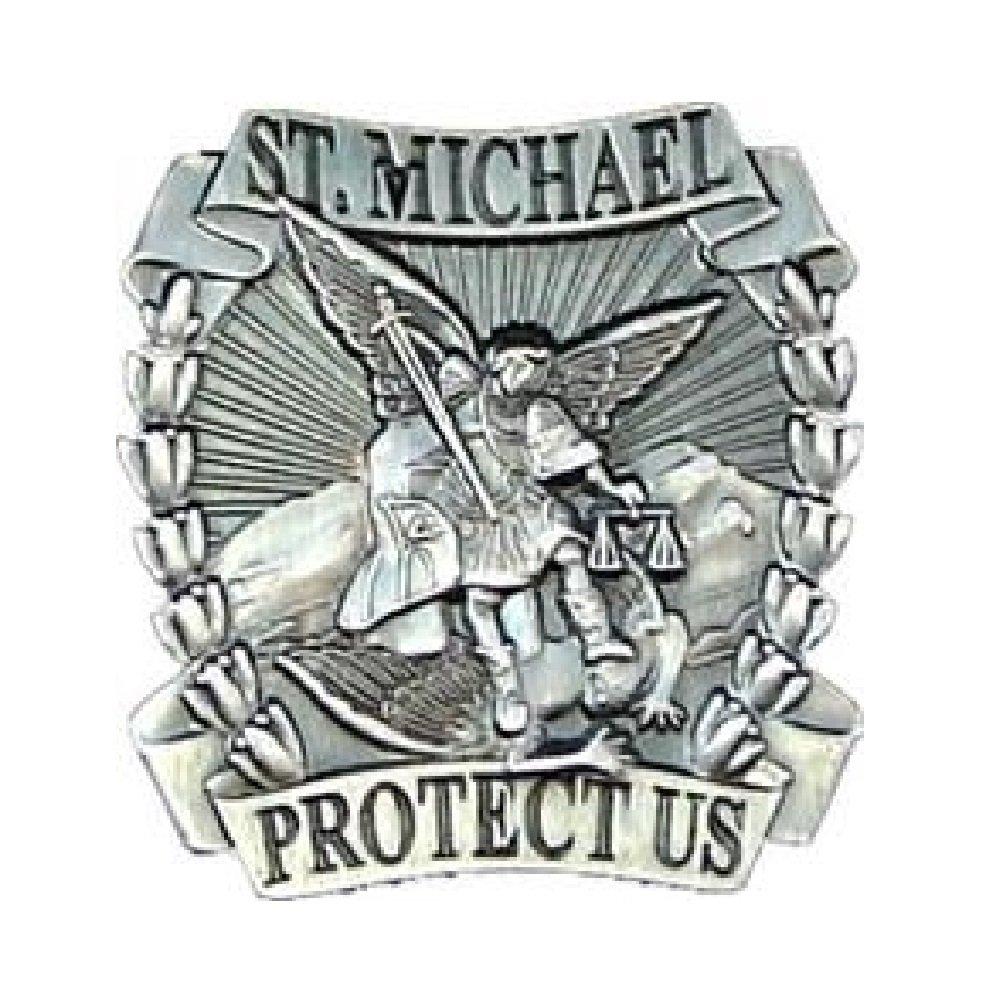 [Australia] - NEW "Saint Michael Protect Us" Pin - Ships in 24 hours 