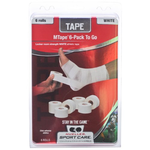 [Australia] - white Trainers Tape, Six Roll Pack, 1.5" X 10 yd , M Tape 