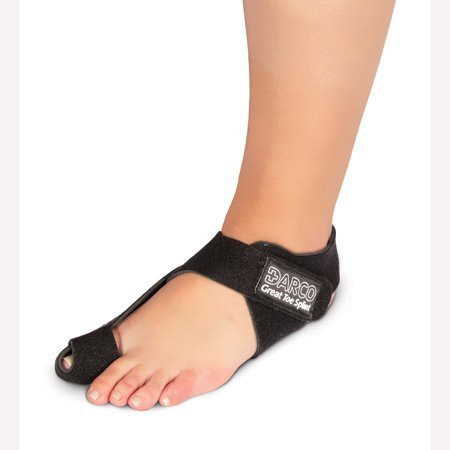 [Australia] - DARCO GTS Black Great Toe Alignment/Bunion Adjustable Splint for Hallux Valgus and Other Joint Conditions (LG/Right W8-11/M10-13) LG/RIGHT W8-11/M10-13 