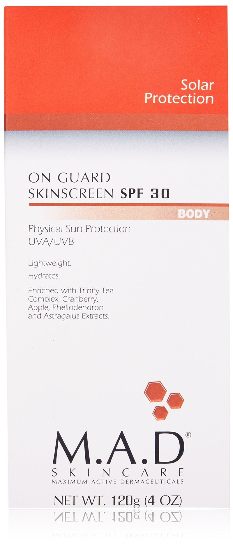 [Australia] - M.A.D Skincare Environmental On Guard Physical Skinscreen SPF 30 - Clear 