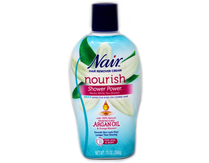 [Australia] - Nair Hair Remover Cream Nourish Shower Power Moroccan Argan Oil, 13 oz. 