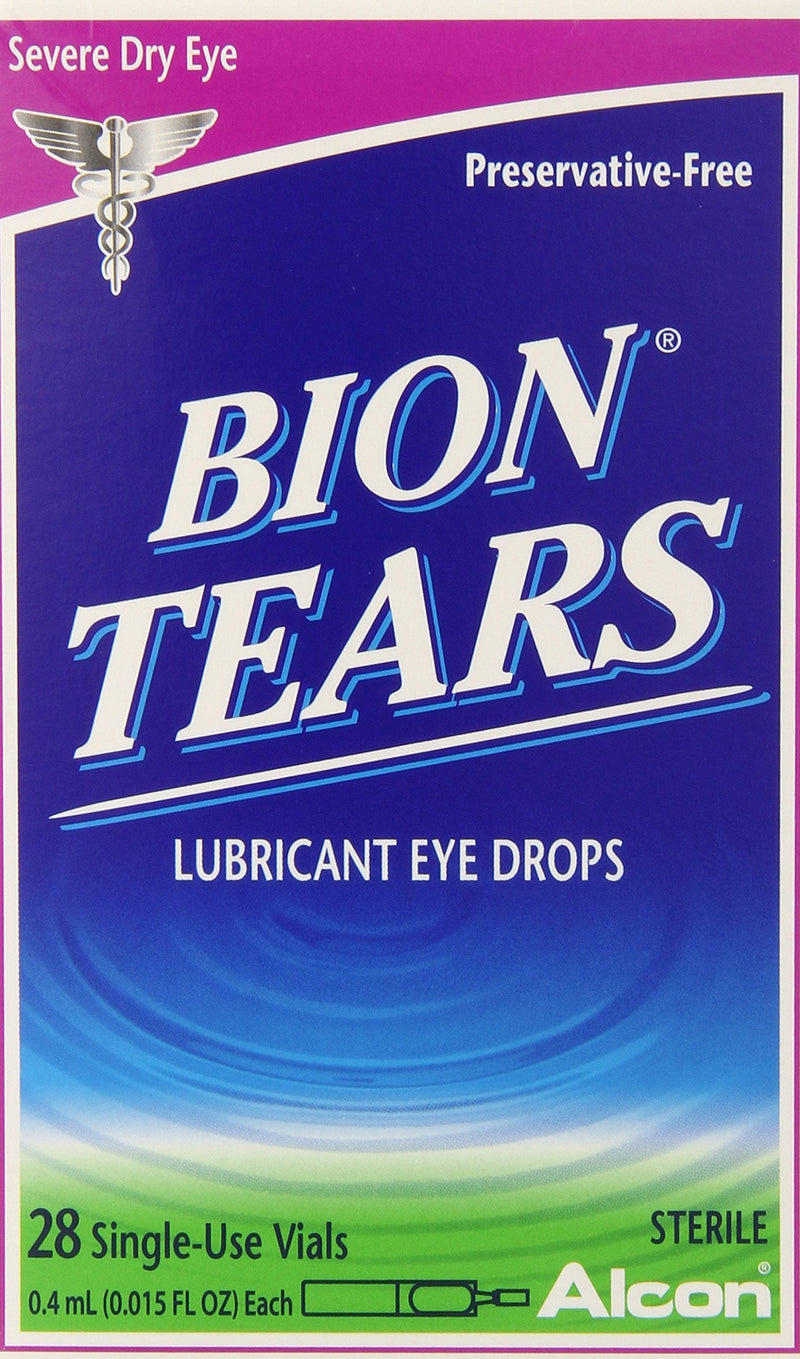 [Australia] - Bion Tears Lubricant Eye Drops-0.015 oz, 28 ct Single Use Vials, 2 pk 