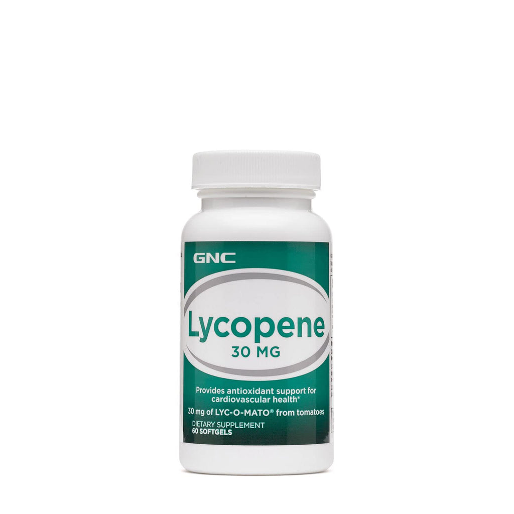 [Australia] - GNC Lycopene 30mg, 60 Softgels, Supports Cardiovascular Health 60 Count (Pack of 1) 