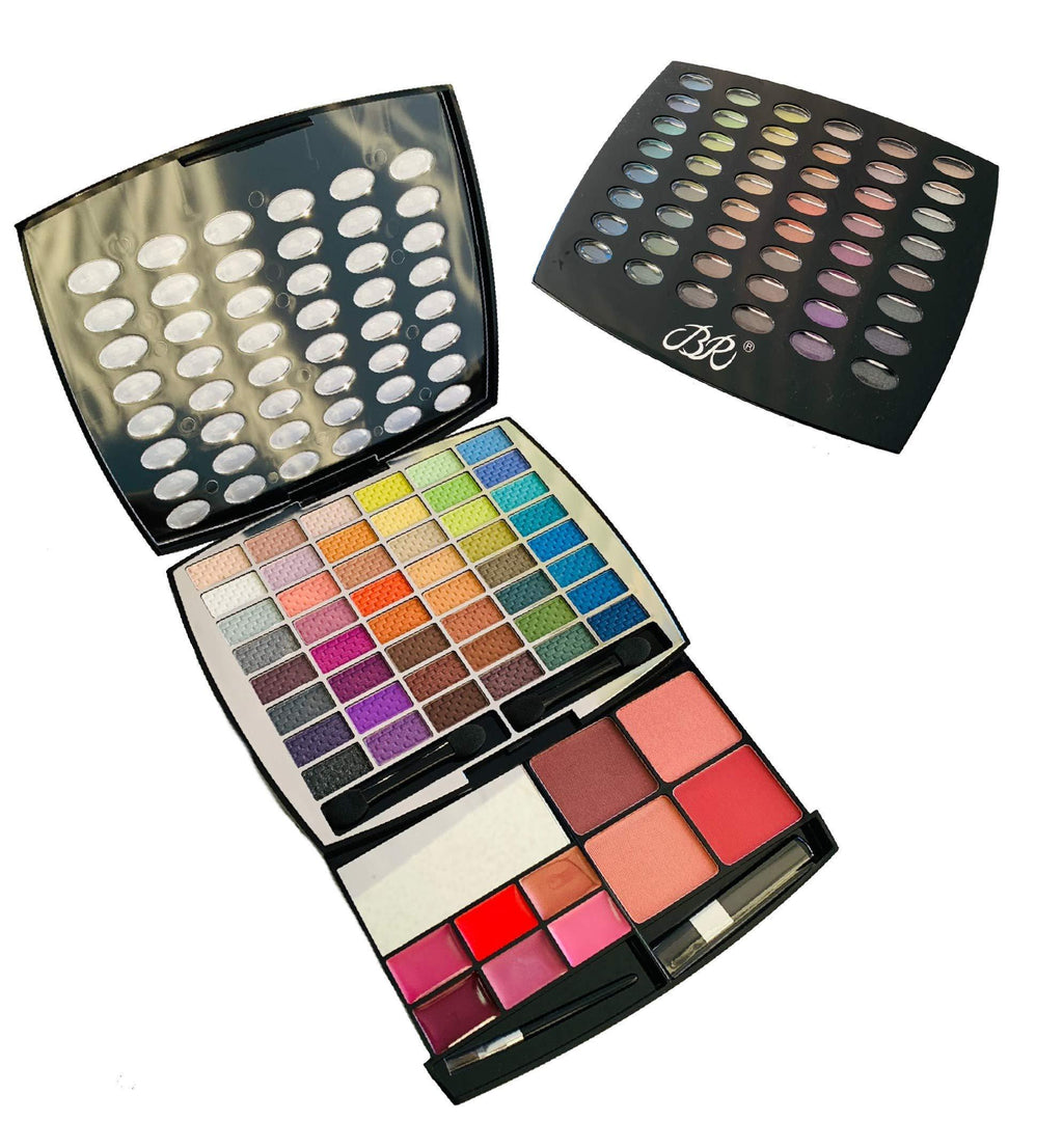 [Australia] - BR Beauty Revolution Glamour Girl Makeup Kit 43 Eyeshadow / 9 Blush / 6 Lip Gloss 