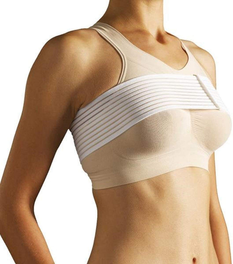 [Australia] - CAREFIX Implant Stabilizer Band (8113) White by TYTEX- Post-Surgery Breast Implant Support Band- Chest Compression Support- Breast Augmentation Strap 1 Count (Pack of 1) 
