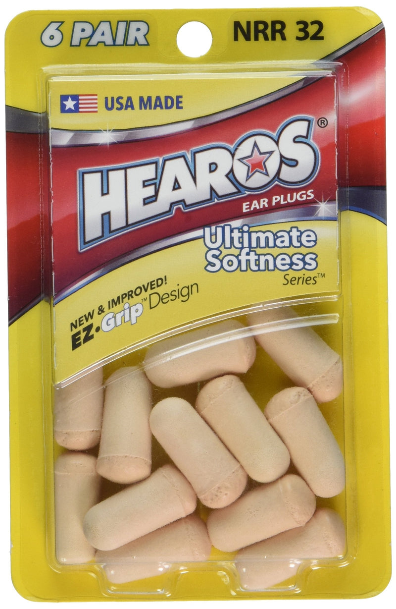 [Australia] - Hearos, Ear Plugs Ultimate Softness, 12 Count 
