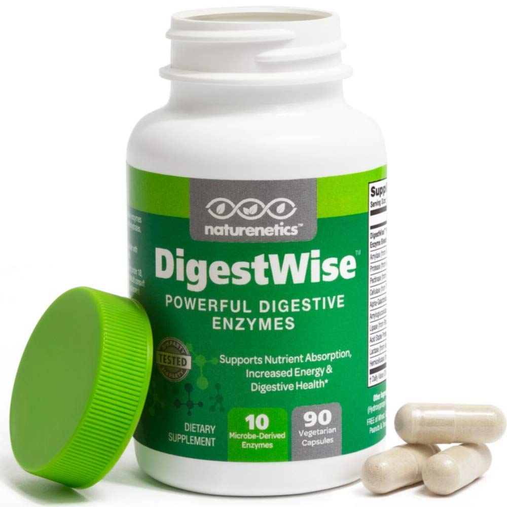 [Australia] - Digestive Enzymes | 10 Powerful Vegan Enzymes for Better Digestion and Relief from Gas, Bloating, Constipation & Reflux | Made in The USA, Keto Friendly, Lab Tested | 90 Capsules 1 