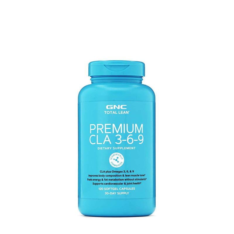 [Australia] - GNC Total Lean Premium CLA 3-6-9 | Improves Body Composition & Muscle Tone, Fuels Energy Without Stimulants, Supports Cardiovascular & Joint Health | 120 Softgel Capsules 1 