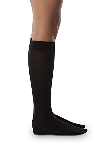 [Australia] - SIGVARIS Women’s Merino Wool Knee-High Compression Socks 15-20mmHg Navy 7½ - 9½ 