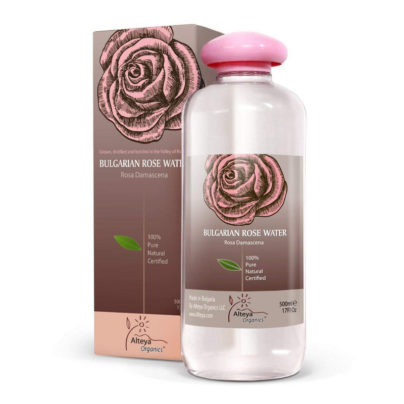 [Australia] - Alteya Organics Rose Water Natural Facial Toner, 8.5 Fl Oz/250mL Pure Bulgarian Rosa Damascena Flower Water, Award-Winning Moisturizer BPA-Free Bottle with Reducer 8.5 Fl Oz (Pack of 1) 