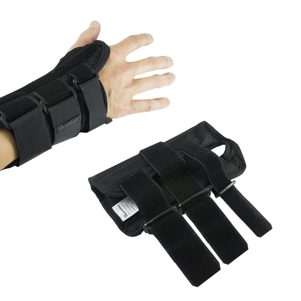 [Australia] - Wrist Brace, Carpal Tunnel Braces, Splint Supports, Right & Left Pair, Two (2), Small/Medium, Fitted Pain Relief, Reduced Recovery Time, Forearm Compression, Breathable, Sprain, Arthritis, Tendinitis 