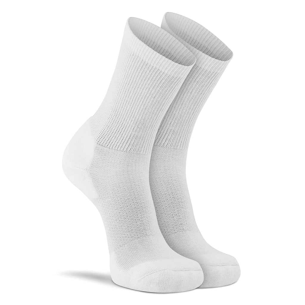 [Australia] - Fox River Her Diabetic Crew Socks (1 Pair Pack) 16 White 
