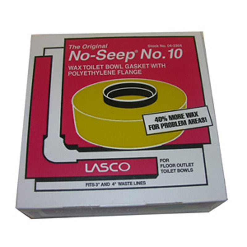 [Australia] - LASCO 04-3304 Harvey's BOL 10 Extra Thick Wax Ring with Sleeve, for Use with 3 in, 4 in Waste Lines, 1-Pack 1 Pack 