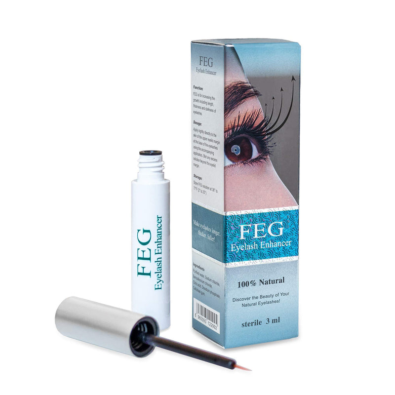 [Australia] - FEG Eyelash Rapid Eye Lash Growth Serum | For Lash and Brow | Fast Effective Growth Creates Longer & Darker Eyelashes | Best Natural Eyelash Serum to Grow Lashes in the Market | Single Pack 