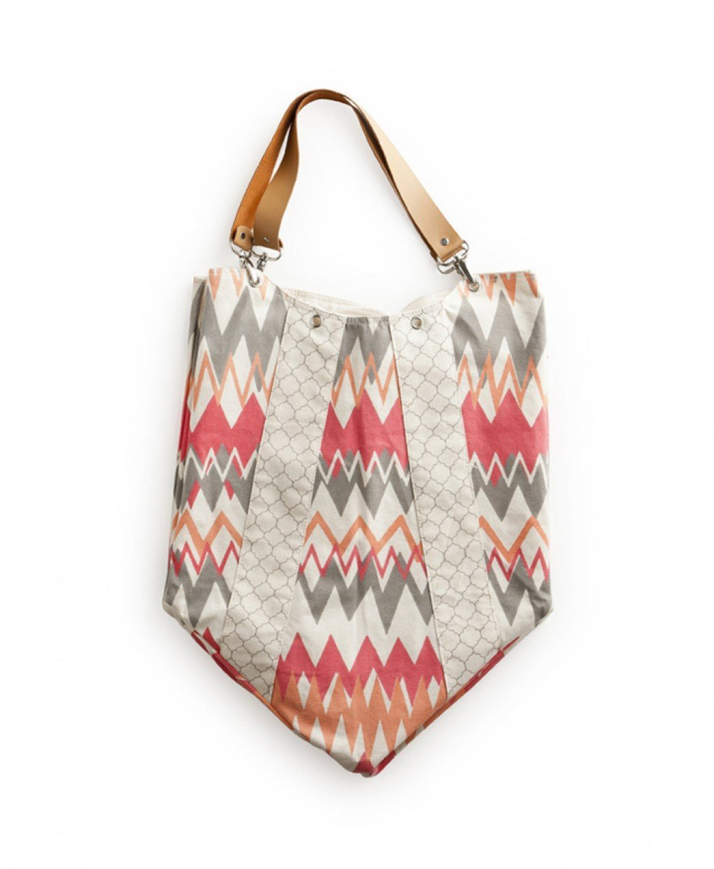 [Australia] - Rosanna Pumpkin Zigzag Coral/Pink Reusable Bag, Multicolor 