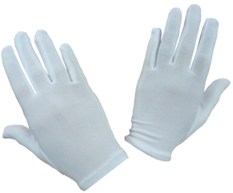 [Australia] - N'Ice Caps Girls Stretch White Special Occasion Parade Costume Gloves 3-6 Years 