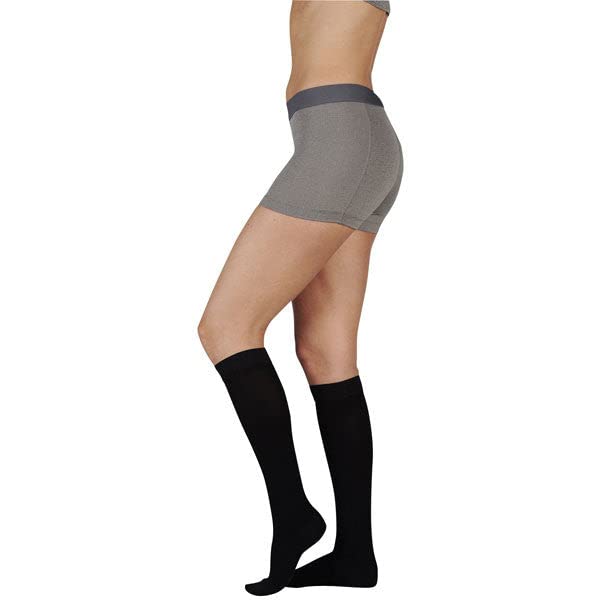 [Australia] - Juzo Soft 2000 15-20mmhg Knee-High Closed Toe Sock with Silicone Top Band Beige 3 (III) Short 