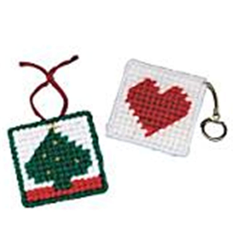 [Australia] - Allen Diagnostic Allen Diagnostic Module Needlepoint Heart Key Rings, Pack of 6 