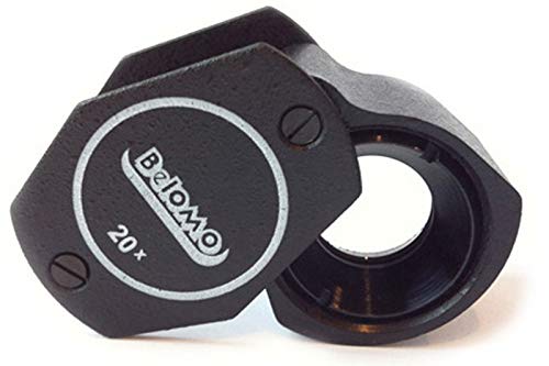 [Australia] - BelOMO 20x Quadruplet Loupe Folding Magnifier, Optical Glass with Anti-Reflection Coating 