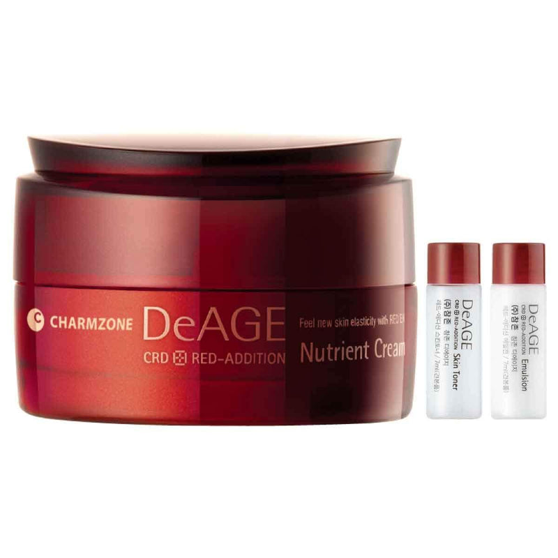 [Australia] - Charmzone DeAge Red-Addition Nutrient Cream 50ml, Feel New Skin Elasticity with Red Energy Passing Deep Into Your Skin! 