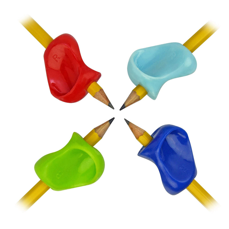 [Australia] - The Pencil Grip Pinch Grip, Ergonomic Writing Aid, Gloss Colored Pencil Grips, 6 Count - TPG-12706 