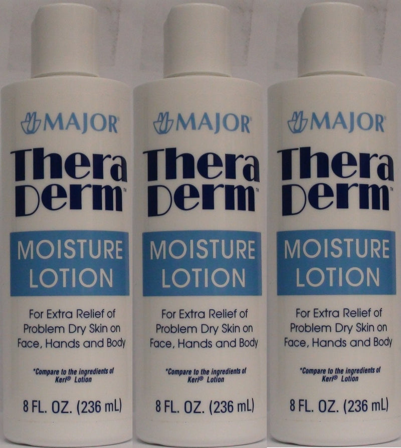 [Australia] - Thera Derm Lotion Generic for Keri Original Body & Face Moisturizing Lotion for Dry Skin 8 oz per Bottle Pack of 3 Total 24 oz 3 Bottles 24 Ounce 