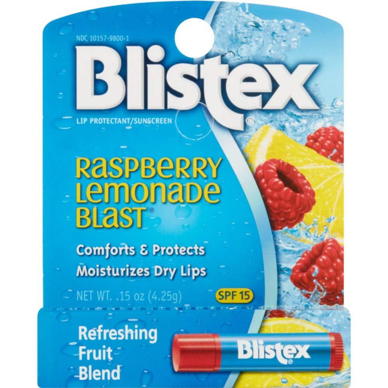 [Australia] - Blistex Raspberry Lemonade Blast SPF 15 Lip Protectant, .15 oz (Pack of 6) 