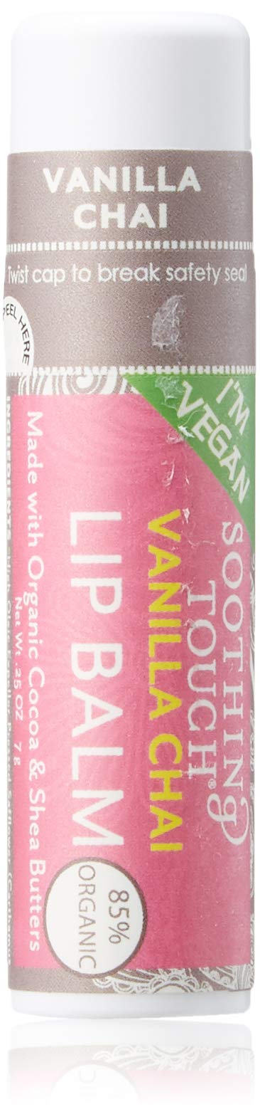 [Australia] - Soothing Touch Lip Balm, Vegan Vanilla Chai, 0.25 Ounce 