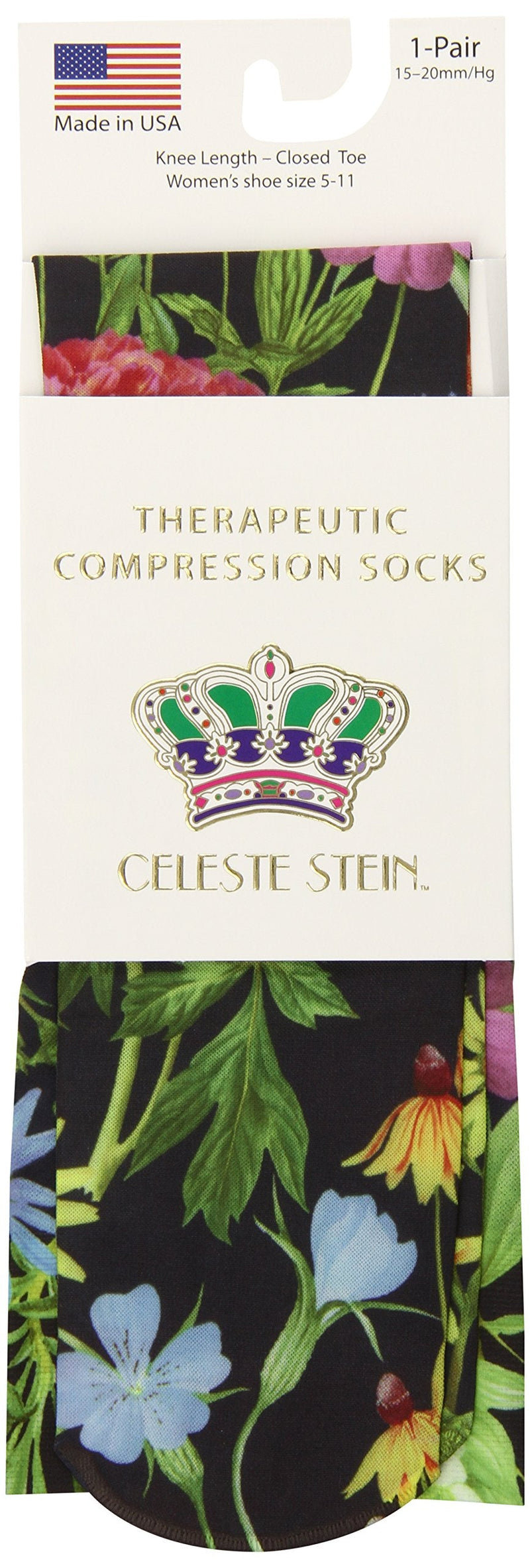 [Australia] - Celeste Stein Therapeutic Compression Socks 1 Pair 1 Pair (Pack of 1) Multicoloured 
