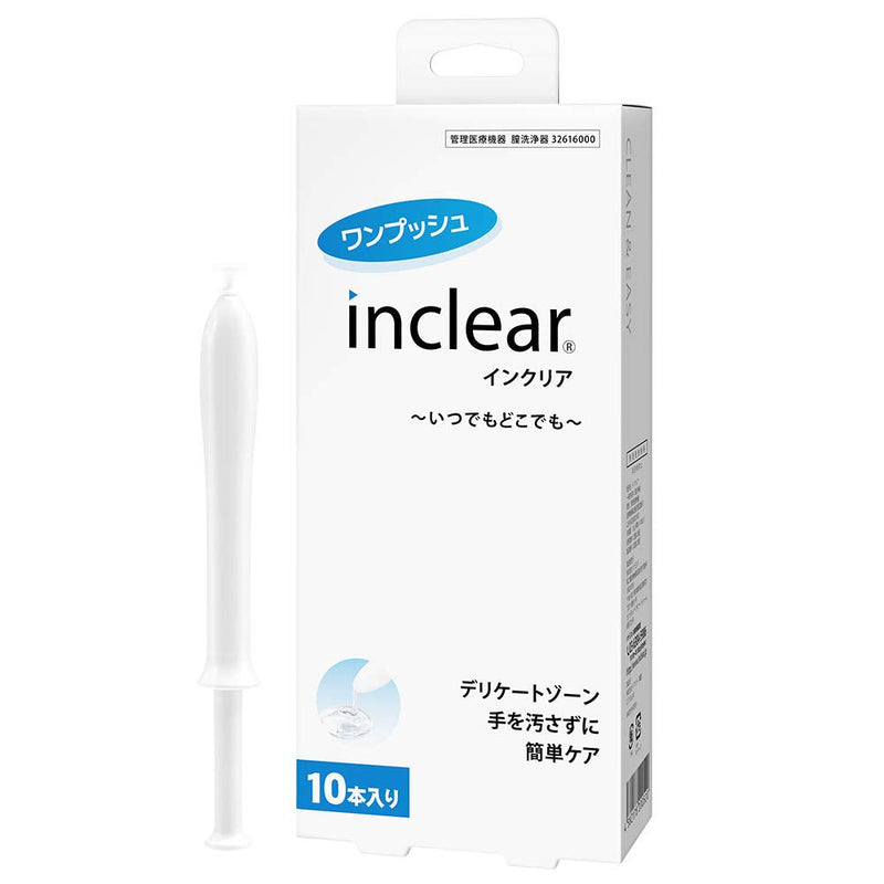 [Australia] - wettrust IC-010 Japan inclear Vaginal Moisturizer and Wash, Disposable Cleanser, Vagina Cleansing Gel for Females, 10 Pcs, 1-Pack 