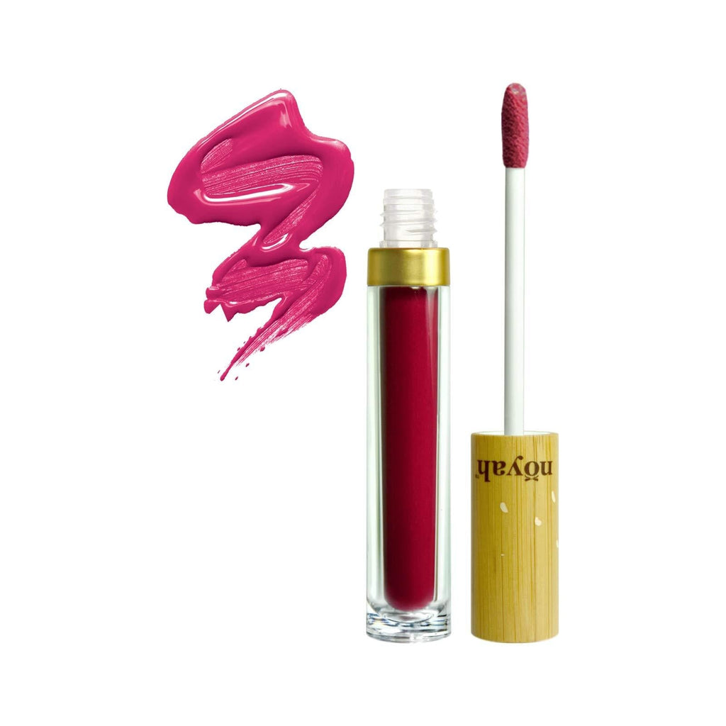 [Australia] - Noyah Cherry Cordial Lip Gloss | Long Lasting, Glossy, & Moisturizing Pink Liquid Lipstick Made w/ All Natural Ingredients 0.19 Fluid Ounce + Natural Cosmetics E-Book 