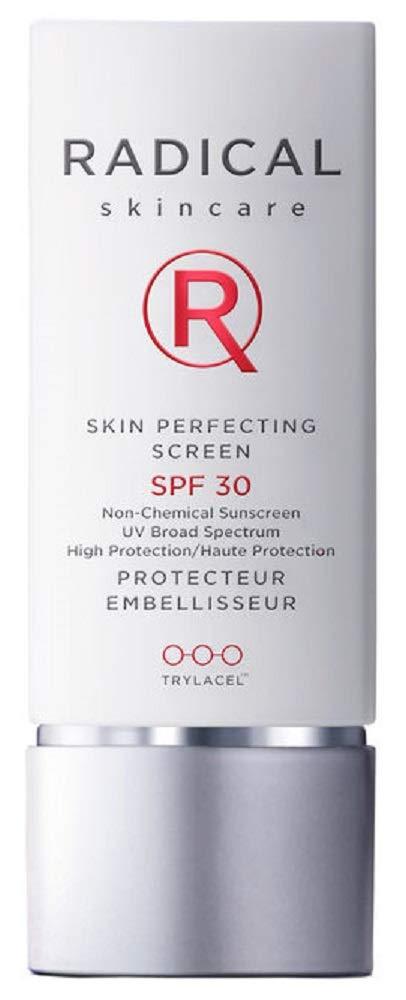 [Australia] - Radical Skincare Skin Perfecting Screen SPF 30, 1.3 Fl Oz - Protects Skin Against UVA/UVB Rays, Blurs Wrinkles, and Primes Makeup | For All Skin Types Including Sensitive Skin | Paraben Free | Clinically Proven Results 