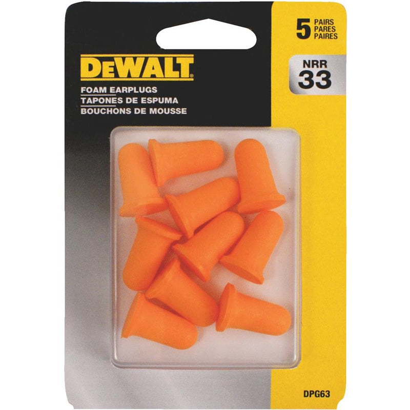 [Australia] - DEWALT DPG63TC5 Industrial Safety Ear Plugs, Multi, One Size 