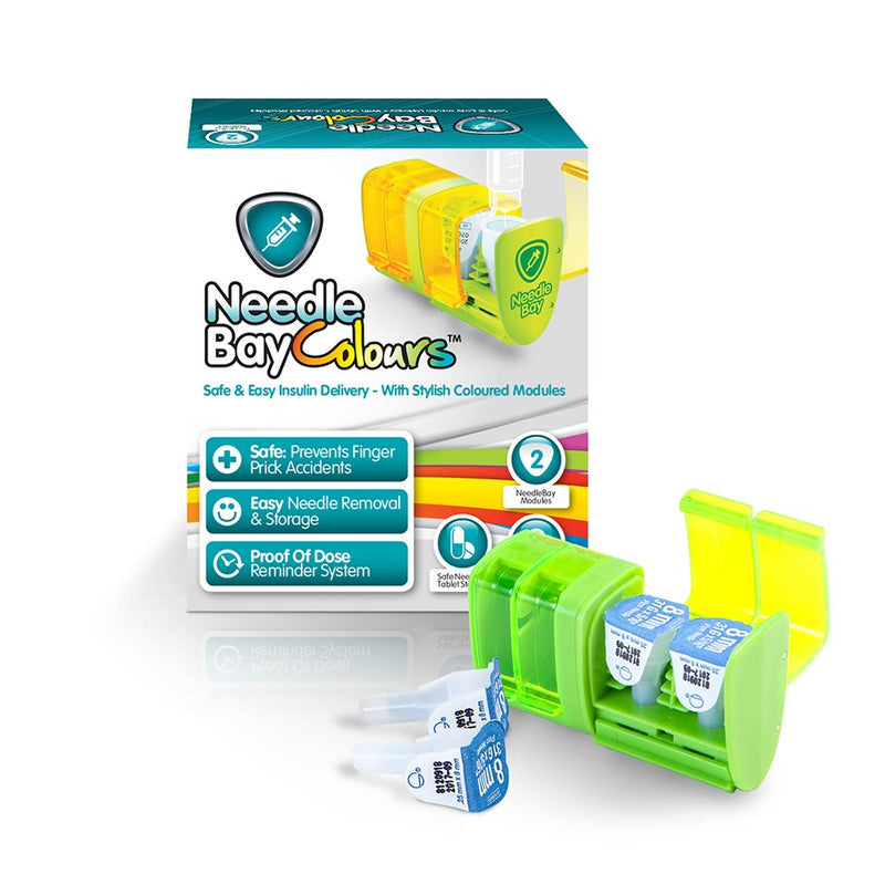 [Australia] - NeedleBay Colors 2 Diabetes Medication System, 4.48 Ounce 