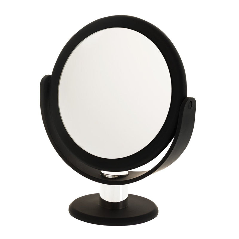 [Australia] - Danielle Creations Soft Touch Black Round Vanity Mirror, 10X Magnification 