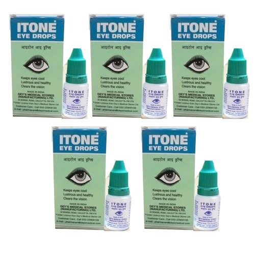 [Australia] - ITONE 5 X Ayurvedic Herbal Eye Drops Natural Allergies 10ml by ITONE 