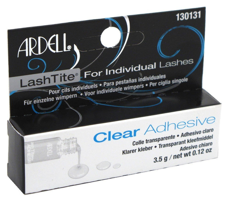 [Australia] - Ardell Lashtite Adhesive Clear 0.125 Ounce Bottle (Black Package) (3.7ml) (2 Pack) 