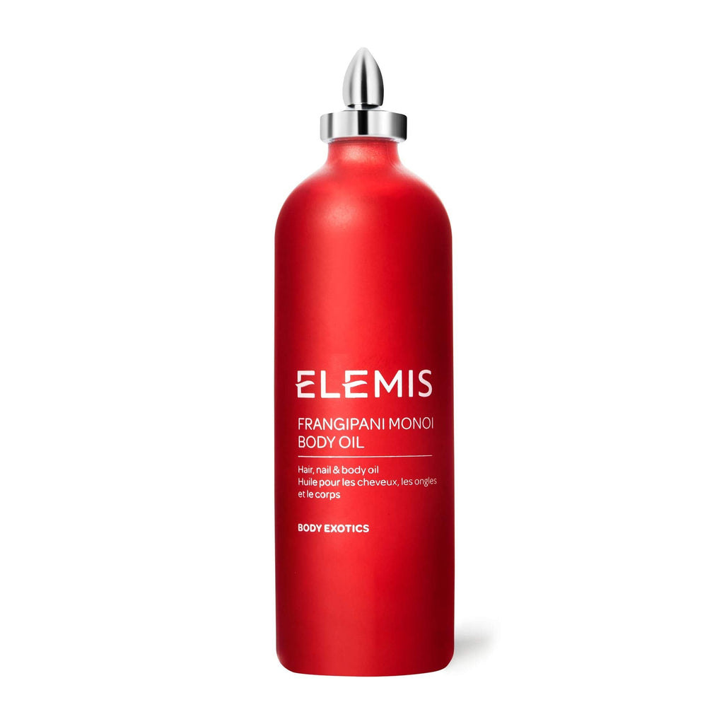 [Australia] - ELEMIS Frangipani Monoi Body Oil | Luxurious, Ultra-Hydrating Body Oil Deeply Nourishes, Conditions, and Softens Hair, Skin, and Nails | 100 mL 3.3 Fl Oz (Pack of 1) 