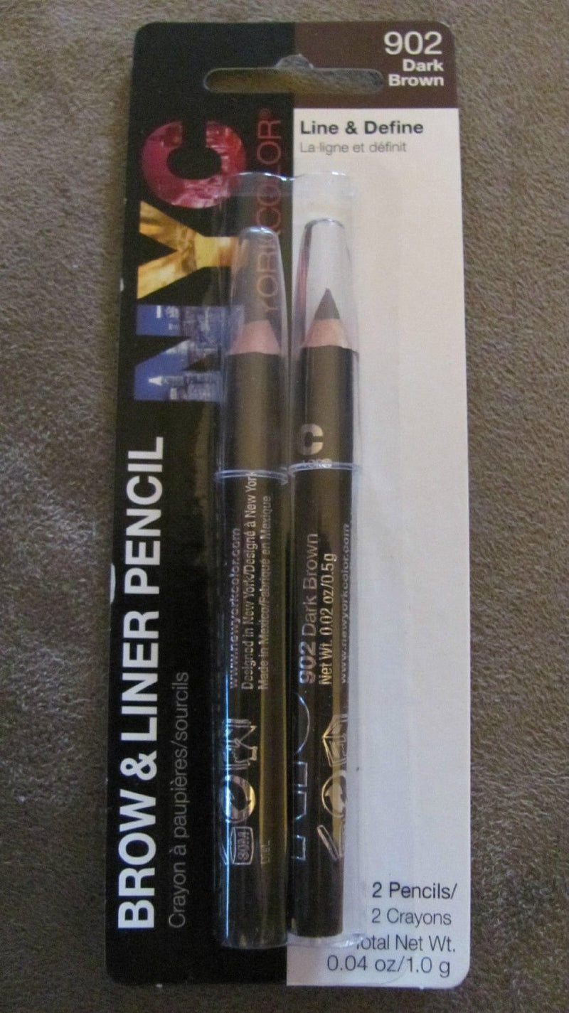 [Australia] - NYC Brow & Liner Pencil - 4 Pack (4 pack) 