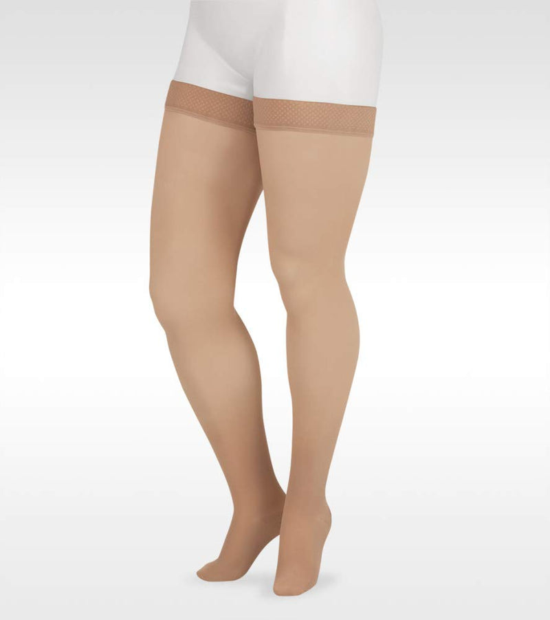 [Australia] - Juzo Soft 2000 15-20mmhg Thigh-High Closed Toe Compression Sock Beige 4 