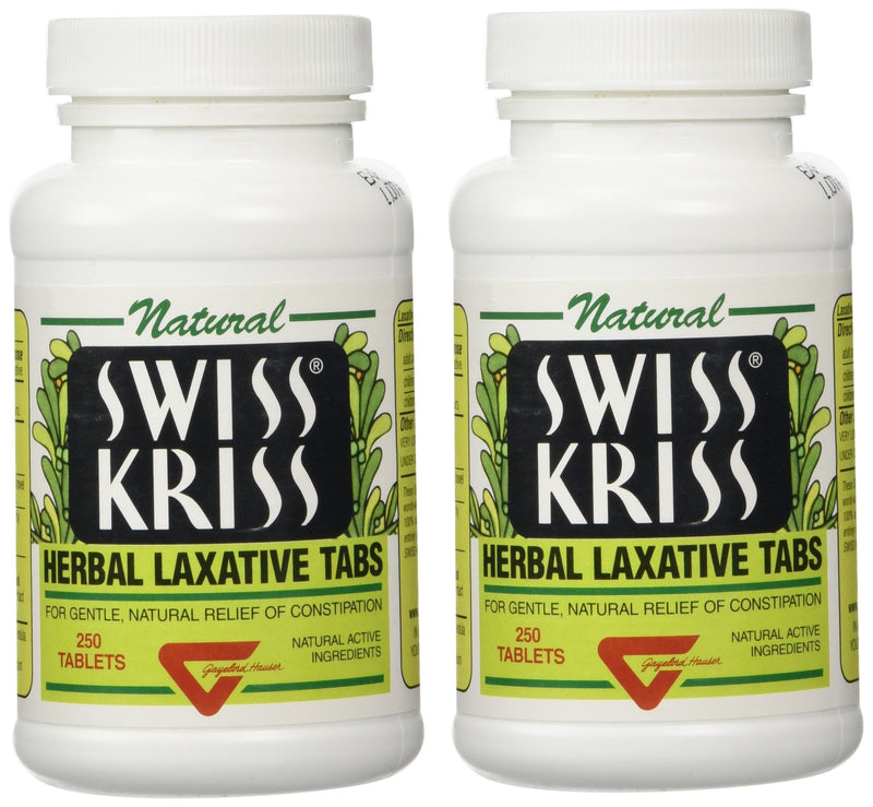 [Australia] - Modern Natural Products Swiss Kriss Herbal Laxative - 250 Tablets (2 PACK) 