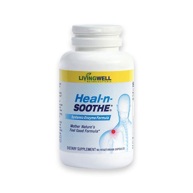 [Australia] - Anti Inflammatory Supplement Proteolytic Enzyme - Natural Joint Supplement for Inflammation Joint Relief 90 Count by Heal-n-Soothe for Men and Women 1 